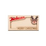 Personalized Christmas Money Holder – Wooden Santa Cash Card, Festive Greeting Keepsake for Holiday Gifting - Image 11